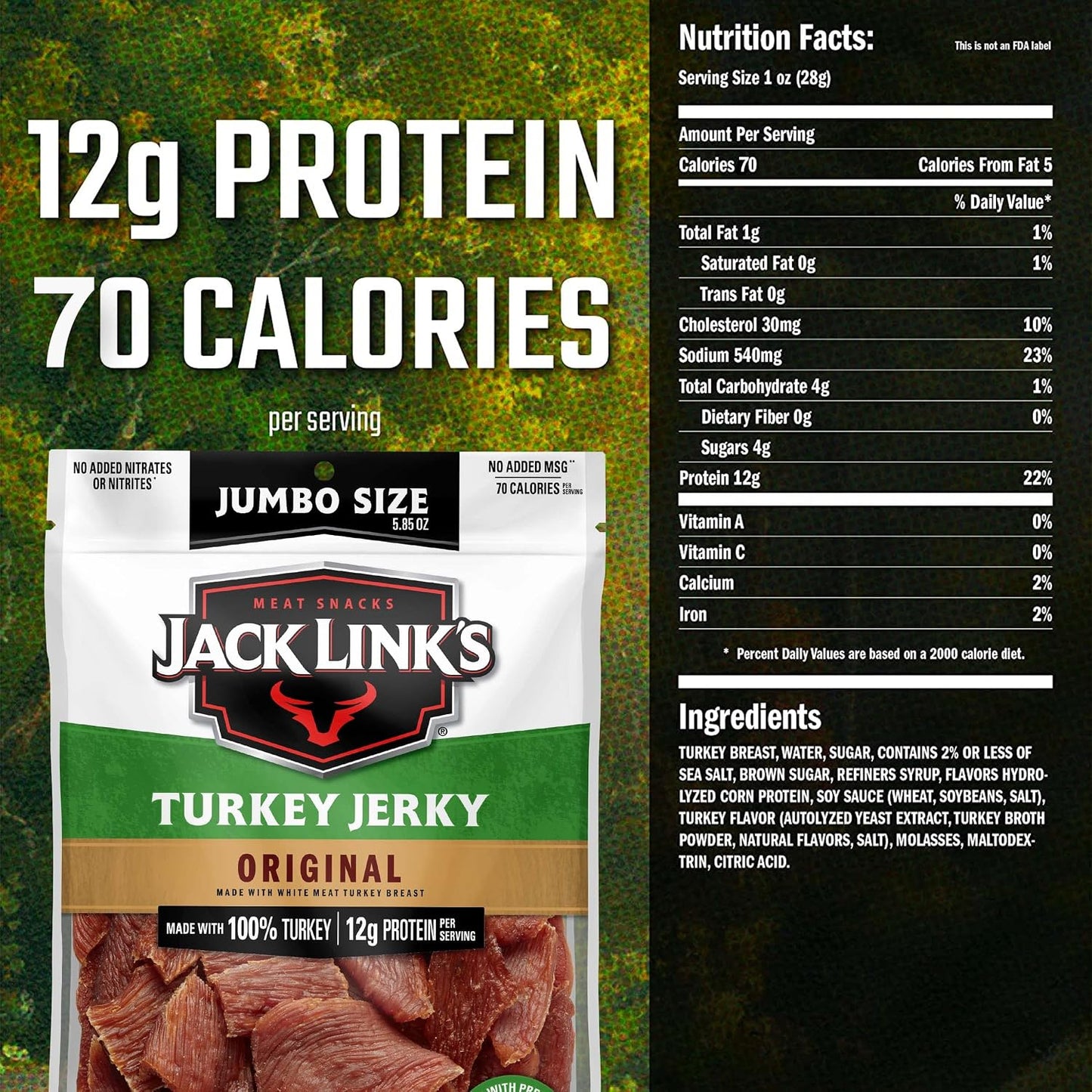 Jack Link's Turkey Jerky Original