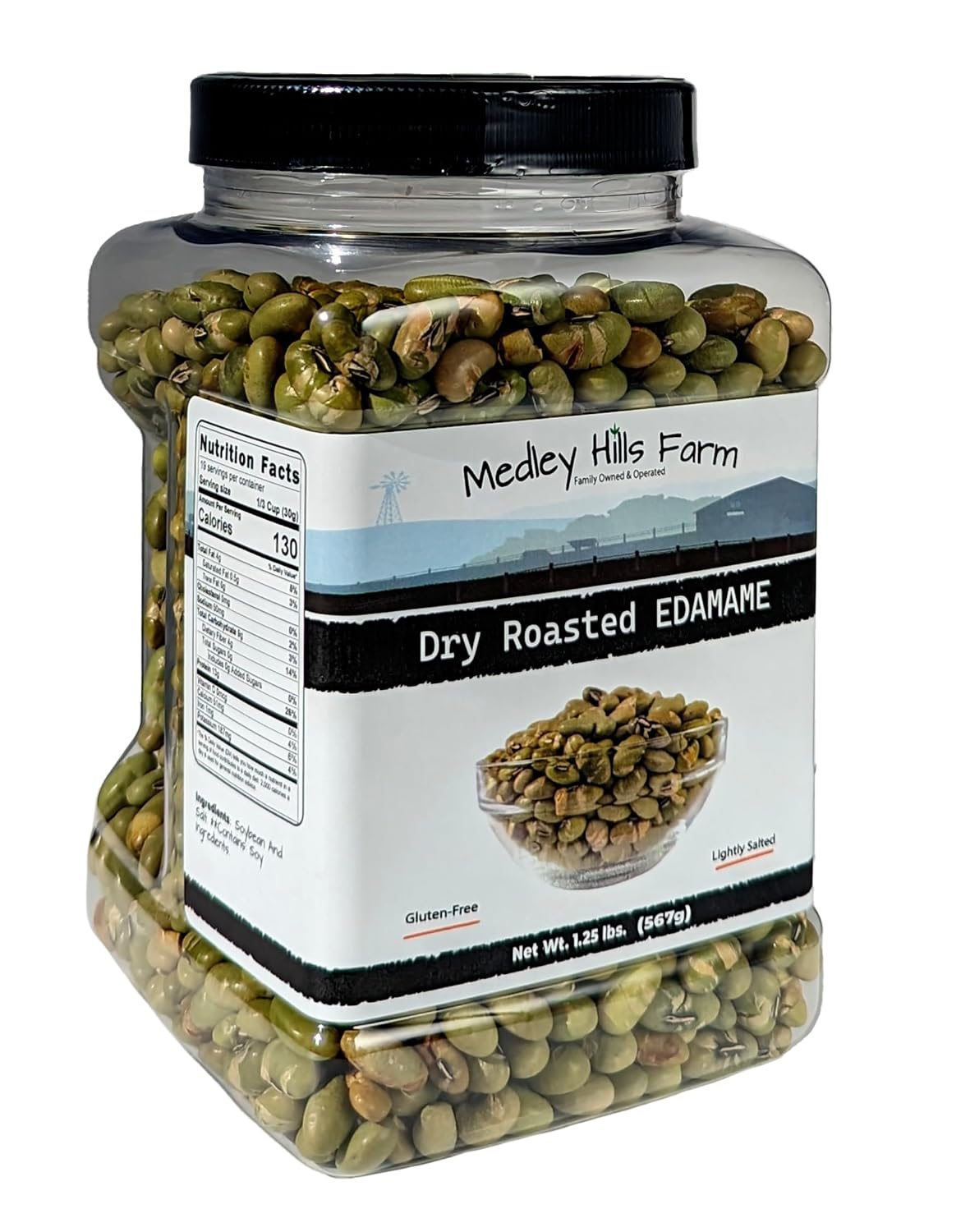 Medley Hills Farm Dry Roasted Edamame
