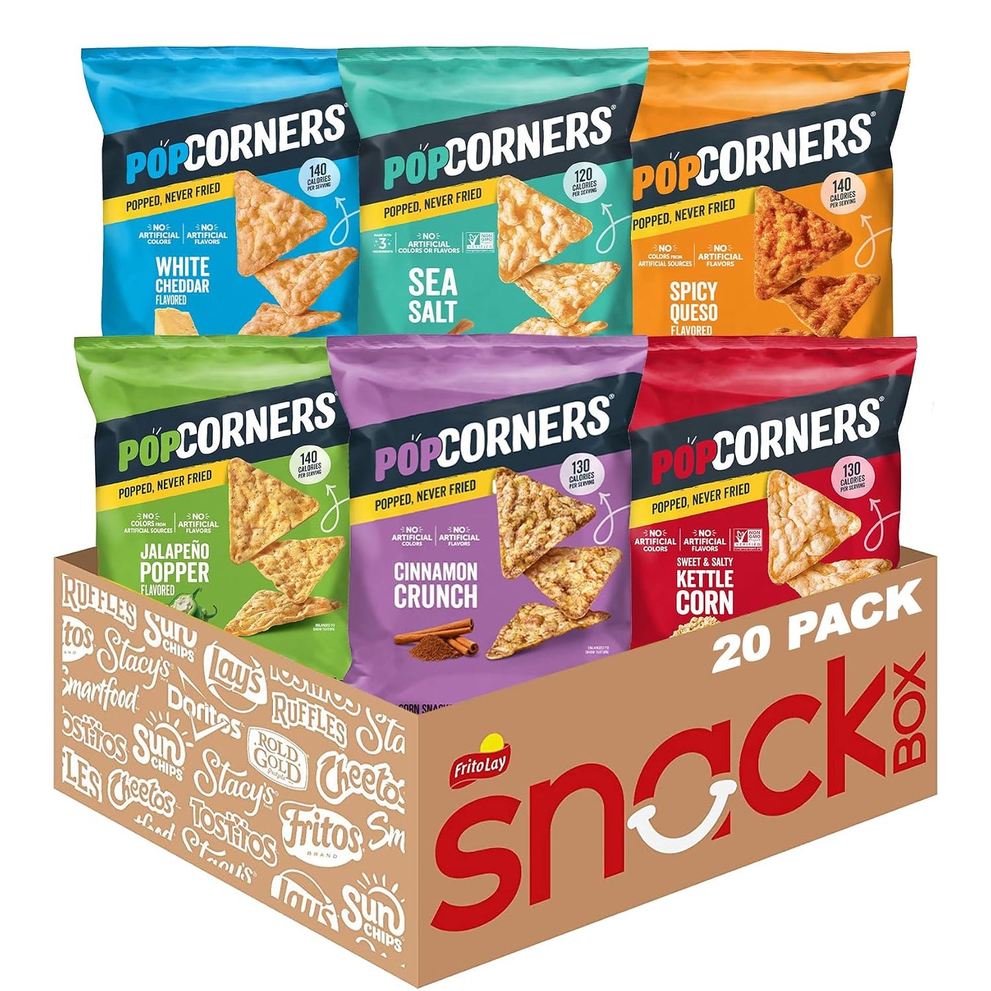 PopCorners Popped Corn Chips Variety Pack
