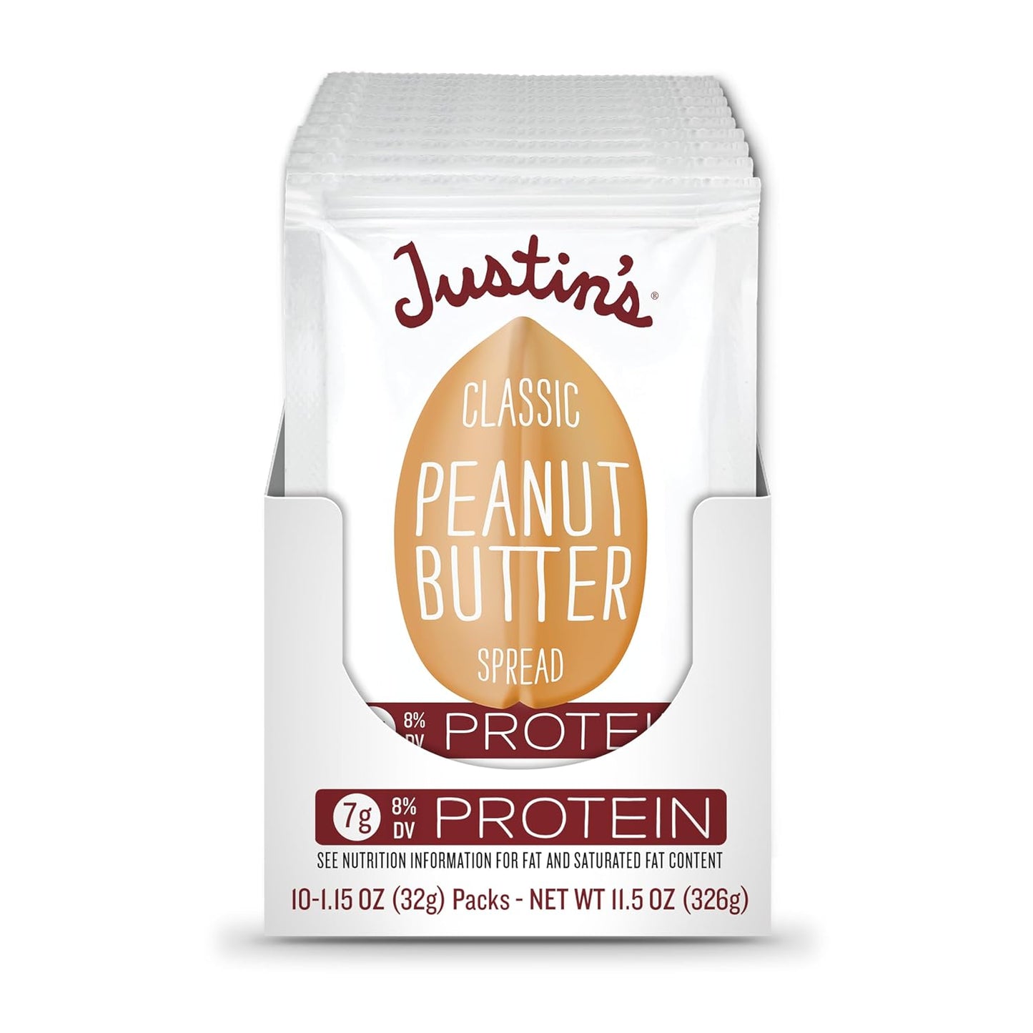 Justin's Classic Peanut Butter Squeeze Packs