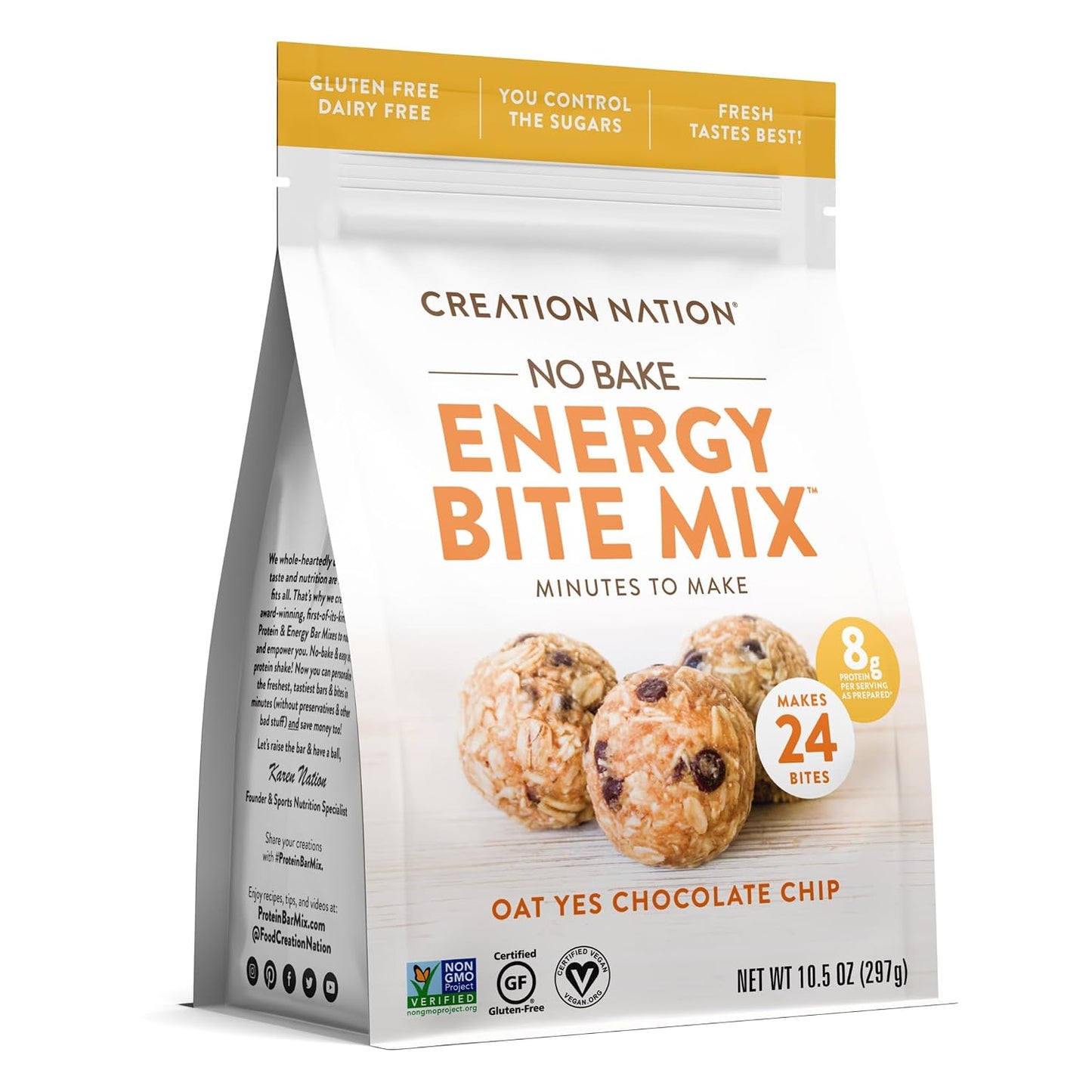 No-Bake Oat Chocolate Chip Energy Bites