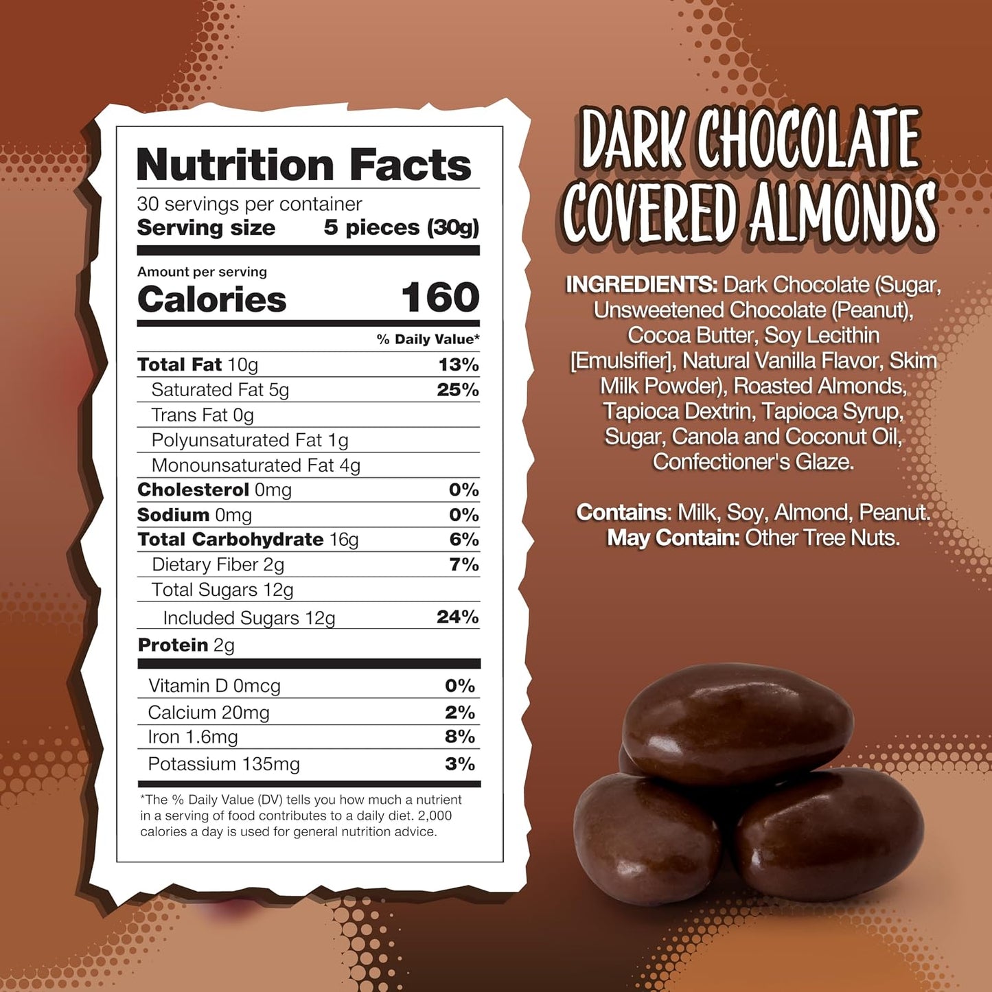 Dark Chocolate Covered Almonds